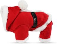 🎅 adorable petleso christmas clothes for dogs: santa costume to keep your pup warm and festive! логотип