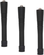 had9742a vhf stubby antenna (3 pack) for motorola cp200d, cp200, p110, p1225, pr400, ht750, ht1250, ht1550, ex560, pro5150, pro7150, gp3688, gp340 - 146-174 mhz compatible solution logo