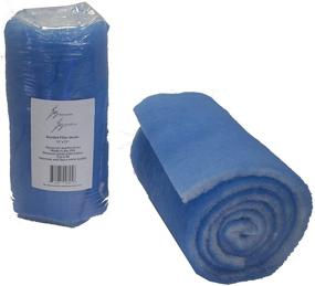 img 4 attached to 🐠 Aquatic Bonded Aquarium and Pond Filter Pad - 24"x 48" - 1" Thick - Blue and White - Bulk Roll - Enhances Water Quality - Customizable - Durable Mechanical Filtration for Aquariums and Ponds