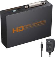 esynic 1080p hdmi в dvi конвертер с оптическим toslink 🔌 и извлечением стерео аудио - металлический корпус, поддержка dts ac3 lpcm/pcm логотип