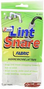 img 2 attached to 🔍 12-Pack of Lint Snare Fabric Washing Machine Traps with Ties and Clamps (in 6 Convenient Packs of 2)