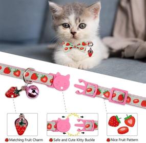 img 3 attached to Uteuvili Breakaway Collars Adjustable Strawberry