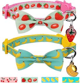 img 4 attached to Uteuvili Breakaway Collars Adjustable Strawberry