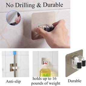 img 1 attached to 🚿 Spiritelle Adhesive Bathroom Drilling Organizer