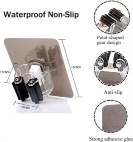 img 3 attached to 🚿 Spiritelle Adhesive Bathroom Drilling Organizer