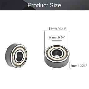 img 3 attached to Othmro Bearings Performance Effective 6X17X6Mm