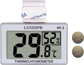 img 4 attached to 🌡️ Advanced GXSTWU Digital Reptile Tank Hygrometer Thermometer: LCD Display, Hook, Temperature & Humidity Gauge for Reptile Tanks, Terrariums, Vivarium