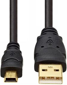 img 2 attached to 🔌 Высокоскоростной кабель USB A Male к Mini B (8 футов) с золотистыми разъемами - USB 2.0 от Mediabridge.