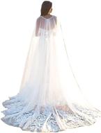 👰 elliehouse bridal cape tulle wedding veil cloak long t14 logo