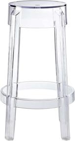 img 2 attached to Fully Assembled Clear Acrylic Counter Bar Stool - Modway Casper Modern