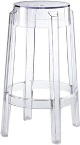 img 3 attached to Fully Assembled Clear Acrylic Counter Bar Stool - Modway Casper Modern