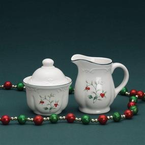 img 1 attached to 🎄 Pfaltzgraff 10902000 Winterberry Dinnerware Assorted: Festive and Functional Table Setting for Holiday Gatherings