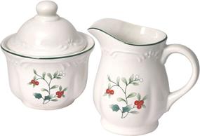 img 2 attached to 🎄 Pfaltzgraff 10902000 Winterberry Dinnerware Assorted: Festive and Functional Table Setting for Holiday Gatherings