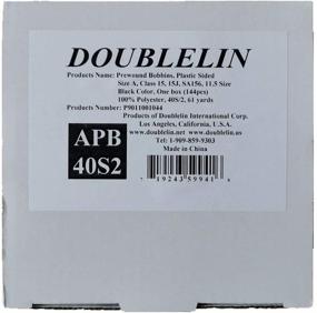 img 3 attached to 144pcs Prewound Bobbins Size A: Stronger 40S/2 Thread for Thicker Thread Embroidery- Black Color, Polyester, 61 Yards