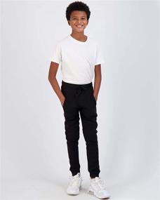 img 1 attached to Pack Boys Fleece Joggers Set 10 Boys' Clothing