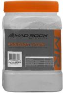 enhance your climbing grip with mad rock addiction loose chalk logo