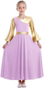 img 3 attached to Liturgical Metallic Dancewear Ballroom Royal Gold Sports & Fitness for Other Sports