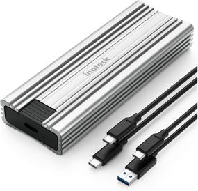 img 4 attached to 🔍 Inateck NVMe Enclosure: High-Speed USB 3.2 Gen 2 Type C, Compatible with M.2 NVMe and SATA SSDs - FE2025