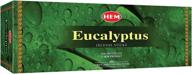 elevate your space with hem eucalyptus incense sticks - pack of 6 (20 sticks each) логотип