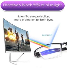 img 3 attached to TERAISE 4PCS Fashion Anti-blue Light Reading Glasses for Men and Women - Computer Reader (1.5X) - Improved SEO