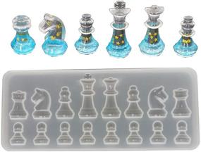 img 3 attached to 🎲 Chess Resin Mold-White: All-in-One Silicone Mold for 3D International Chess, Resin Casting, Fondant Cake, Candle, and DIY Decorations