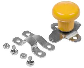 img 1 attached to 🟡 Woods WSV123Y Steering Wheel Spinner Knob, Bright Yellow