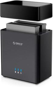 img 4 attached to 🔒 ORICO 2Bay Hard Drive Enclosure Type-C for 3.5inch HDD/SSD, Tool-Free Magnetic Case with Fan, 36TB Capacity - DS200C3