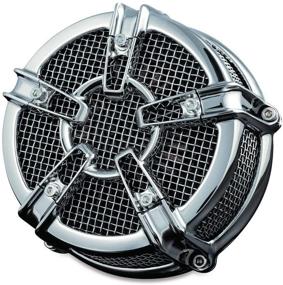 img 2 attached to 🏍️ Chrome Kuryakyn Mach 2 Co-Ax Air Cleaner/Filter Kit for 1993-99 Harley-Davidson Evolution Big Twin Motorcycles