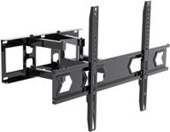 full motion tv wall mount bracket with dual articulating arm for 32-65 inch led, lcd, oled, flat screen, plasma tvs up to 99lbs - vesa 600×400, tilt, swivel, rotation logo