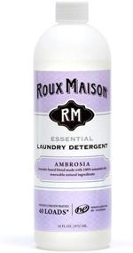 img 4 attached to 🧺 Roux Maison Essential 16oz All Natural HE Liquid Laundry Detergent & Stain Remover - Ambrosia Scent