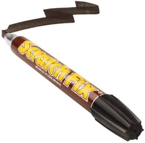 img 1 attached to 🖋️ Wood Stain Scratch Fix Pen / Wood Repair Marker - Miller SF1203 in Black Brown Finish