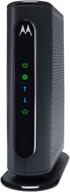 📶 motorola mb7420 16x4 cable modem - 686 mbps docsis 3.0, comcast xfinity, charter spectrum, time warner cable, cox, brighthouse & more certified logo