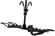 kac overdrive sports k2 2-inch hitch mounted rack for bicycles – 2-bike platform carrier ideal for standard, fat tire, and electric bikes – sturdy 60 lbs/bike load capacity – intelligent tilt feature – not suitable for rv logo