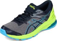 asics kids gt 1000 french little girls' shoes and athletic logo