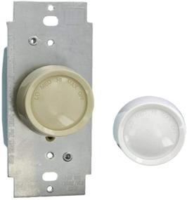 img 1 attached to 🔳 Leviton 6639-IW White Rotary Fan Speed Control: Efficient 1.5-Amp 120V AC Quiet Step Electro-Mechanical Single-Pole Control