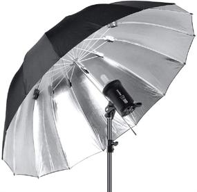 img 4 attached to Happy GO 60Parabolic Umbrella Silver