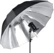 happy go 60parabolic umbrella silver logo