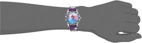 img 2 attached to 🕰️ Disney Girls' Frozen 2 Analog Quartz Watch - Purple Plastic Strap, Size 16 (Model: WDS000778)