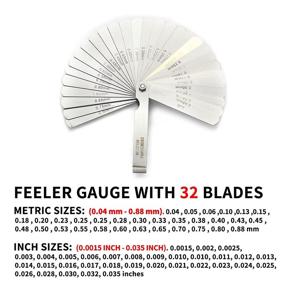 img 2 attached to 📏 Offset Pack of Feeler Gauge Blades