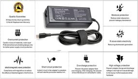 img 2 attached to ⚡ High-Performance 65W 45W USB-C AC Charger for Lenovo Chromebook, ThinkPad, Yoga & More - Ultimate Compatibility and Efficient Charging