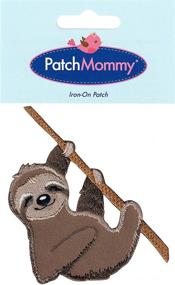 img 1 attached to 🦥 Adorable Sloth Patch by PatchMommy - Perfect Iron On/Sew On Applique for Kids and Babies