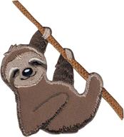 🦥 adorable sloth patch by patchmommy - perfect iron on/sew on applique for kids and babies logo