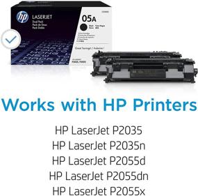 img 3 attached to HP 05A CE505D 2-Pack Black Toner Cartridges for HP LaserJet P2055 Series - High Performance and Compatibility