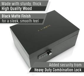 img 3 attached to 🔒 Lockable Stash Box Bundle - Includes Rolling Tray, 2 Stash Jars, and Grinder for Enhanced Organization