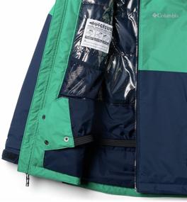 img 2 attached to 🧥 Куртка Columbia Alpine Action II Heather X Small для мальчиков: высокий стиль и надежность!