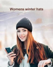 img 2 attached to Ocatoma Beanie Winter Cuffed Unisex Outdoor Recreation and Hiking & Outdoor Recreation Clothing