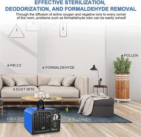 img 1 attached to 🌬️ Ultimate Air Purifier: Noeler for Home, Car, Hotels, Basement, Pets Rooms (6000mg)