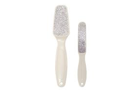 img 1 attached to 🦶 Long-lasting Nickel Foot File Set with 2 Files for Optimal Results