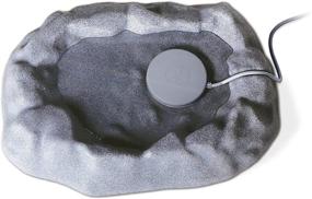 img 3 attached to 🐦 K&H PET PRODUCTS Birdbath for Outdoors: Unheated Gray, 1 Gallon, 17 X 23.5 X 4 Inches - Find the Perfect Bird Bath!