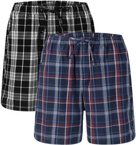 img 4 attached to 🩳 LAPASA Men's Cotton Pajama Shorts with Pockets - Sleep & Lounge Clothing